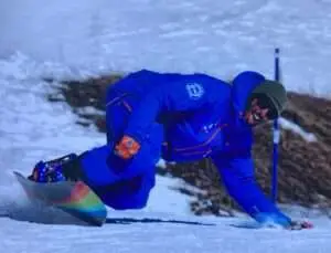 snowboarder montgenevre